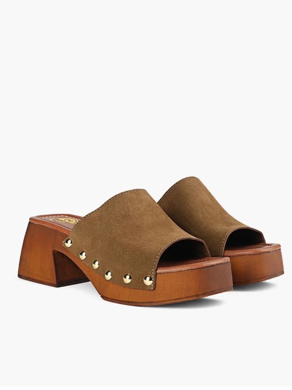 B2 Mumbai Clog Sandals in Khaki Green